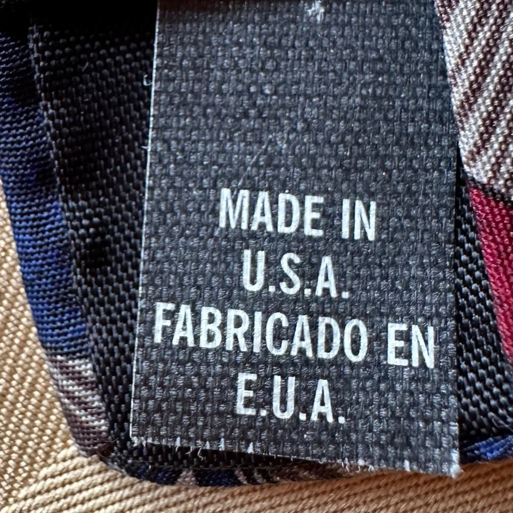 Men's Geometric Patterned Tie - Blue‎ and Red